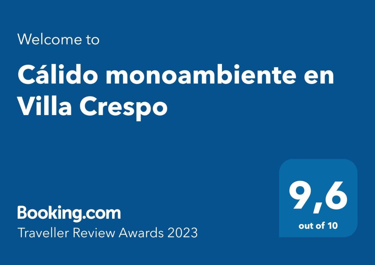 Calido Monoambiente En Villa Crespo Buenos Aires Luaran gambar